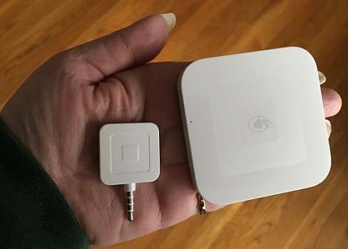 Square Reader and chip reader